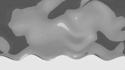 Gray Wave Cartoon Animation 库存影片 321439543