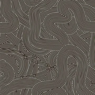 Gray Wave Line Pattern Illustrazione stock
