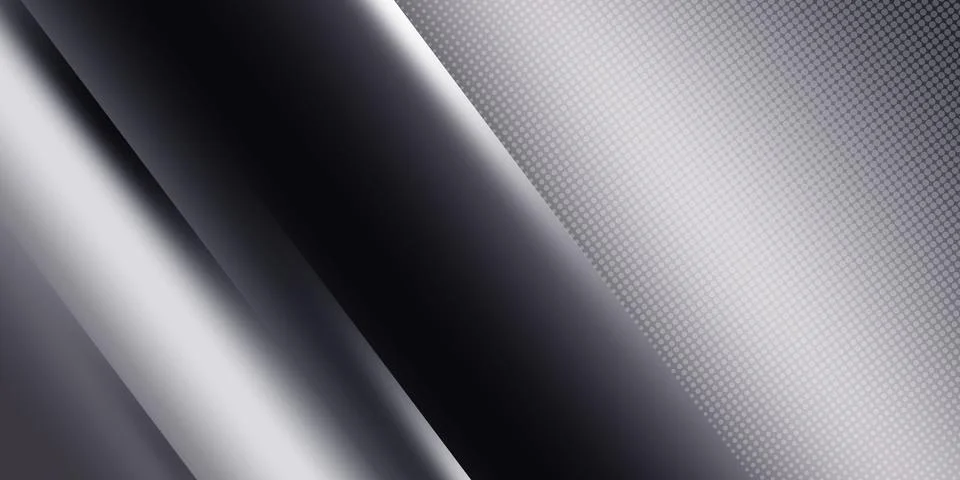 Gray white abstract background geometry shine and layer element for presentation 스톡 일러스트