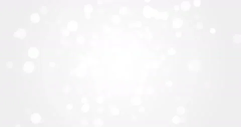 Gray white background with small lights moving from the center. Stock Footage 96874254