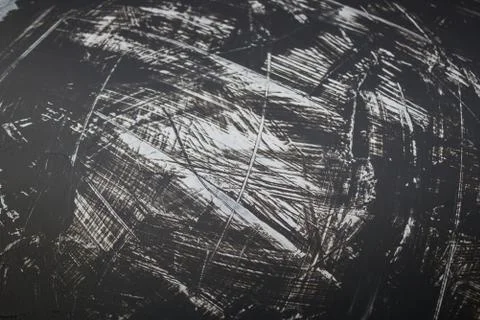 Gray-white background, texture of brush strokes. Stock Photos