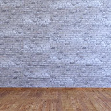 Gray white brick wall grunge texture wallpaper. White brick wall pattern ba.. Illustrazione stock