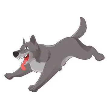 Gray wolf Stock Illustration