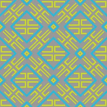 Gray yellow sky asian zig zag linen pattern                 Illustrazione stock