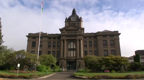 Grays Harbor County Courthouse - Montesano Washington 動画素材 44284586