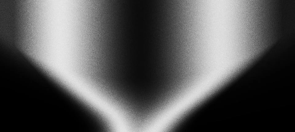 Grayscale abstract background with light rays and noise texture Stock Illustration