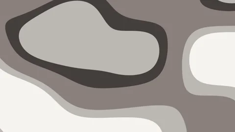 Grayscale abstract organic shapes Stock Footage 325054757