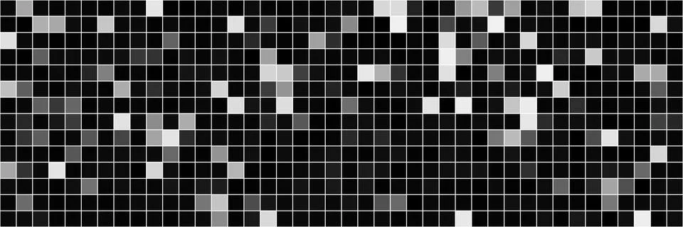 Grayscale abstract square pattern Stockillustratie