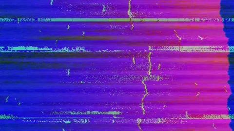 Grayscale abstract texture with wavy interference patterns and digital noise. Stock Footage 276901723