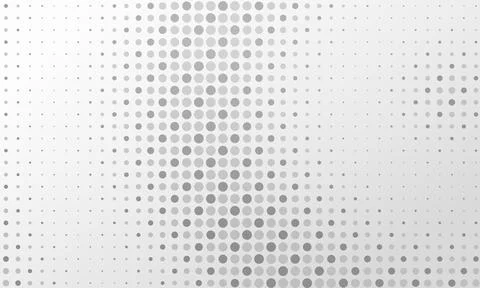 Grayscale Circle Gradient Pattern on Light Background Stock Illustration