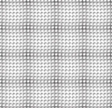 Grayscale circle pattern with seamlessly repeatable geometry. Editable. Stock Illustration