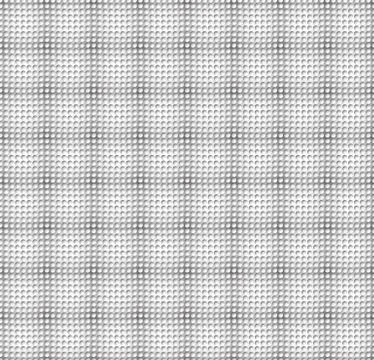 Grayscale circle pattern with seamlessly repeatable geometry. Editable. Stockillustratie