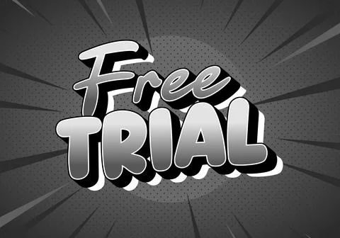 Grayscale comic style burst background with bold 3d lettering reading free .. Stock Illustration