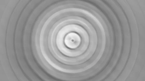 Grayscale Concentric Rings Video stock 290958765