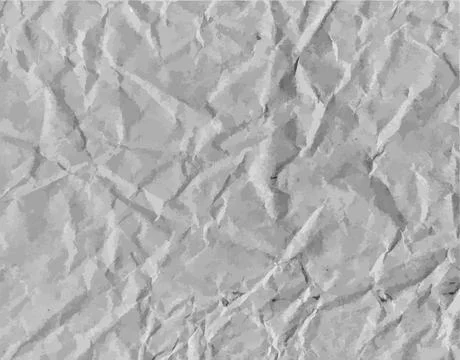 Grayscale Crumpled Paper Background Texture 스톡 일러스트