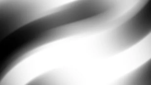 Grayscale curves blend smoothly forming abstract swirling patterns. Stock Footage 308791018