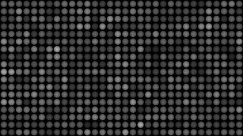 Grayscale dotted LED wall light panel flickering animation motion background 스톡 동영상 339509851