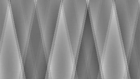 Grayscale Geometric Dot Matrix Shapes Transformation Loop Stock Footage 244773359