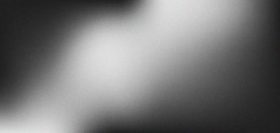 Grayscale gradient with soft light and grainy texture abstract background Stock Illustration