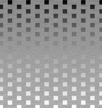 Grayscale gradient square pattern with texture background Illustrazione stock