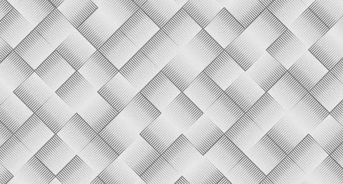Grayscale Interwoven Line Pattern Stock Illustration