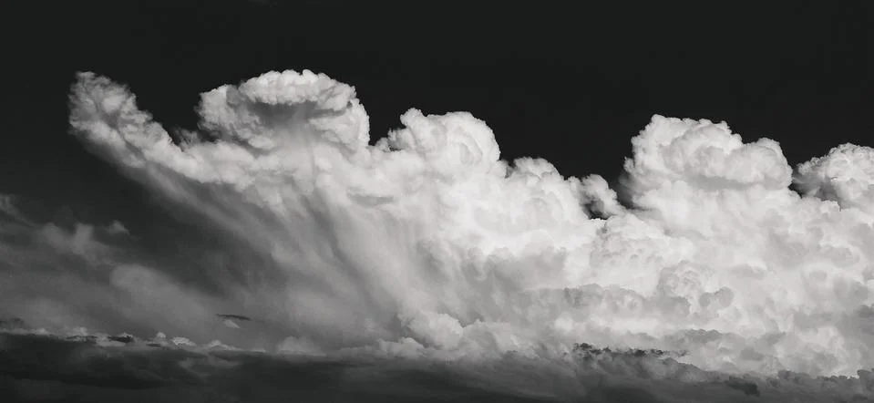 Grayscale storm clouds. grayscale clouds. Grayscale photos of clouds, nature, Stock Photos