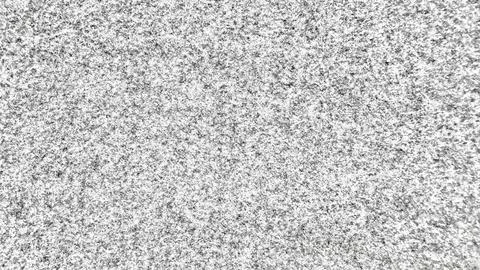 Grayscale tv static noise texture evoking vintage signal interference on blan Stock Photos