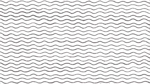 Grayscale wavy line scribble on grunge background. Stock Footage 323375433