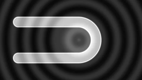 Grayscale Winding Road Animation Seamless Loop Stock Footage 341821830