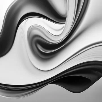Gray,white ink splashes isolated on white background. Stock Photos
