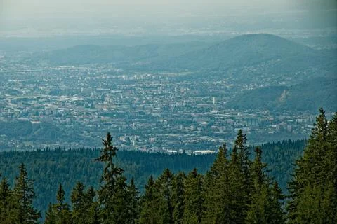 Graz from the high Stock Photos