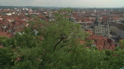 Graz panorama 스톡 동영상 20877459