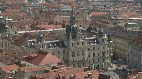 Graz panorama 스톡 동영상 21068279