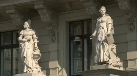 Graz  Statue of Science Video stock 20628976