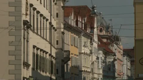 Graz street 스톡 동영상 21250692