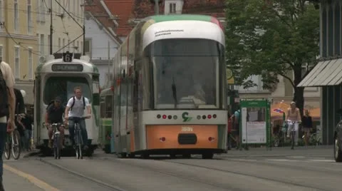 Graz tram Video stock 21249782