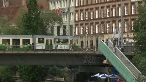Graz tram 스톡 동영상 21250273