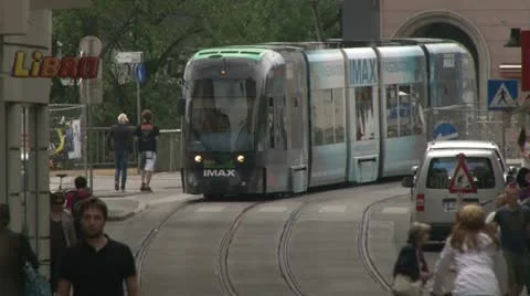 Graz tram Video stock 21251119