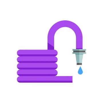Grden Hose Icon Stock Illustration