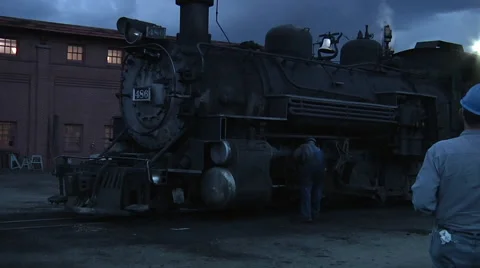 Grease the Couplers Stock Footage 42396809