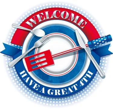Great 4th 库存插图