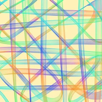 Great abstract background with messy thick lines Stock Illustration