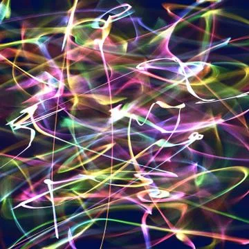 Great abstract background with messy thick lines Stock Illustration