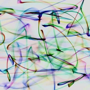 Great abstract background with messy thick lines Stock Illustration