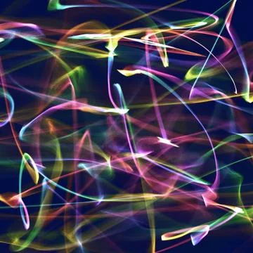 Great abstract background with messy thick lines Stock Illustration