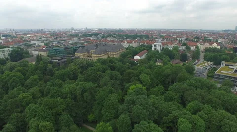 Great aerial view of Munich Video stock 53609034