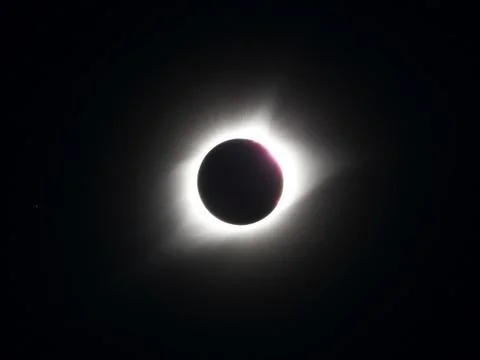 Great American Eclipse Shown in Totality Stock Photos