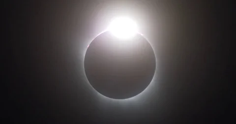 Great American Total Solar Eclipse Corona during totality. Stock Footage 79363757