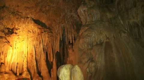 Great ancient caves Stock Footage 1020295