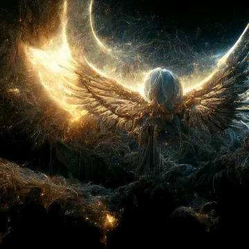 Great Angel Stock Illustration